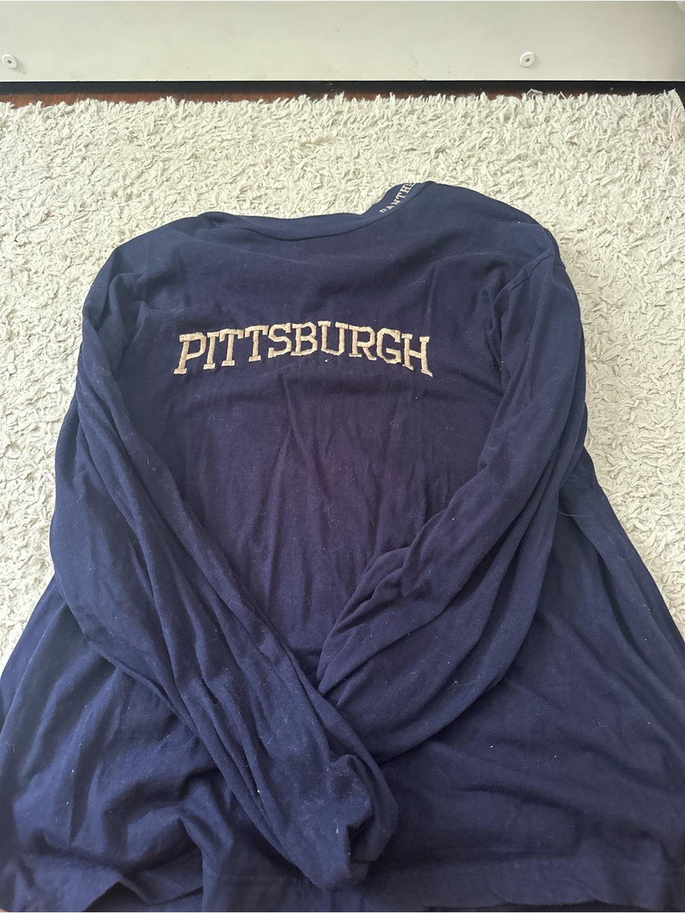 Pittsburgh Long Sleeve Tee - Navy